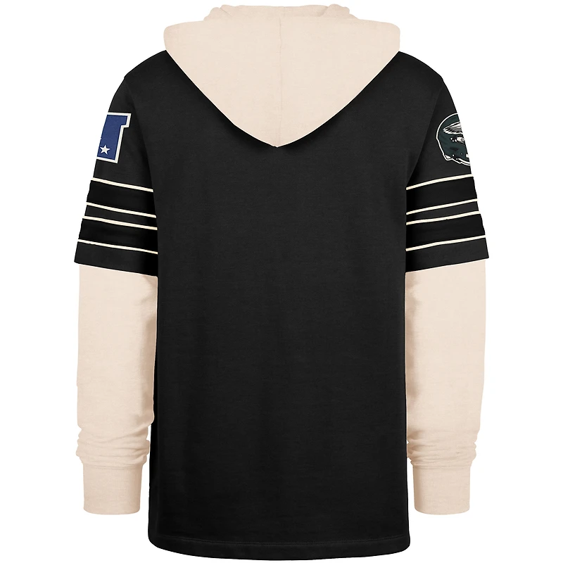 Sweat à capuche noir '47 pour homme des Philadelphia Eagles Split Zone Cornerback Duo