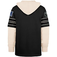 Sweat à capuche noir '47 pour homme des Philadelphia Eagles Split Zone Cornerback Duo