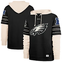 Sweat à capuche noir '47 pour homme des Philadelphia Eagles Split Zone Cornerback Duo