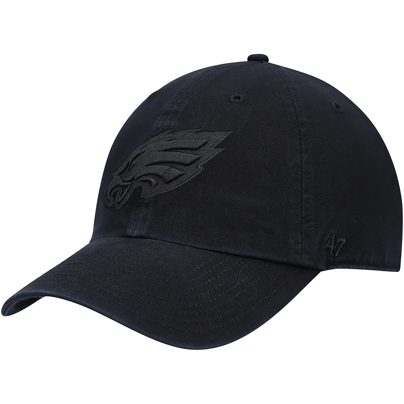Casquette réglable Tonal Clean Up de l'équipe des Eagles de Philadelphie '47 pour homme, noire