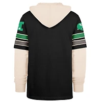 Sweat à capuche noir '47 pour homme Philadelphia Eagles Throwback Split Zone Cornerback Duo