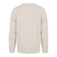 Men's '47  Cream Philadelphia Eagles Locked Headline Pullover Sweatshirt