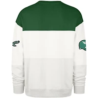 Men's '47  Kelly Green/Cream Philadelphia Eagles Throwback Breeze Maximalist Sweatshirt