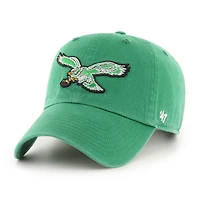 Casquette ajustable homme '47 Kelly Green Philadelphia Eagles Clean Up