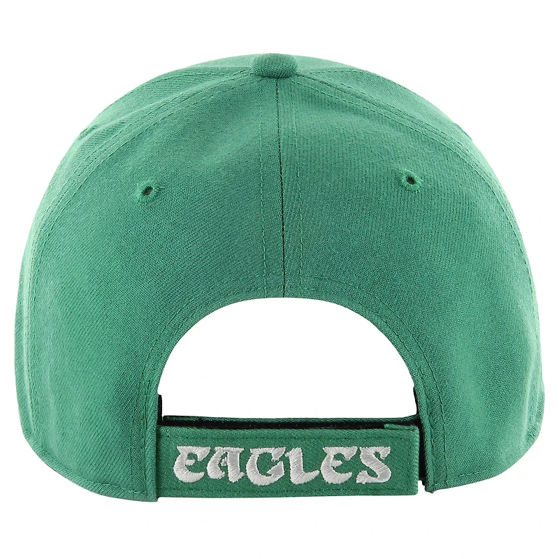 Casquette réglable MVP '47 vert nuit des Eagles de Philadelphie pour hommes