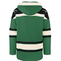 Sweat à capuche rétro vert Kelly « 47 » pour homme, motif supérieur lacets, des Philadelphia Eagles