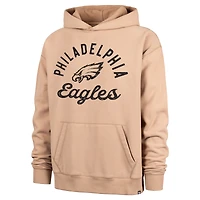 Sweat à capuche Dusted Bowline River pour homme '47 Khaki Philadelphia Eagles