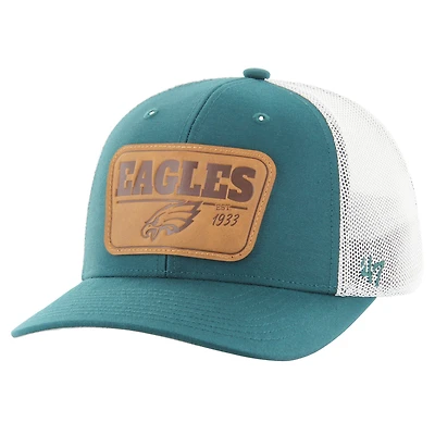 Men's '47 Midnight Green/White Philadelphia Eagles Thrash Trophy Flex Hat