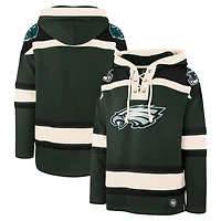 Sweat à capuche lacets supérieur pour homme '47 Midnight Green Philadelphia Eagles