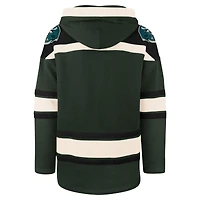 Sweat à capuche lacets supérieur pour homme '47 Midnight Green Philadelphia Eagles