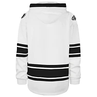Pull à capuche blanc Philadelphia Eagles After Image pour homme '47 Superior Lacer avec