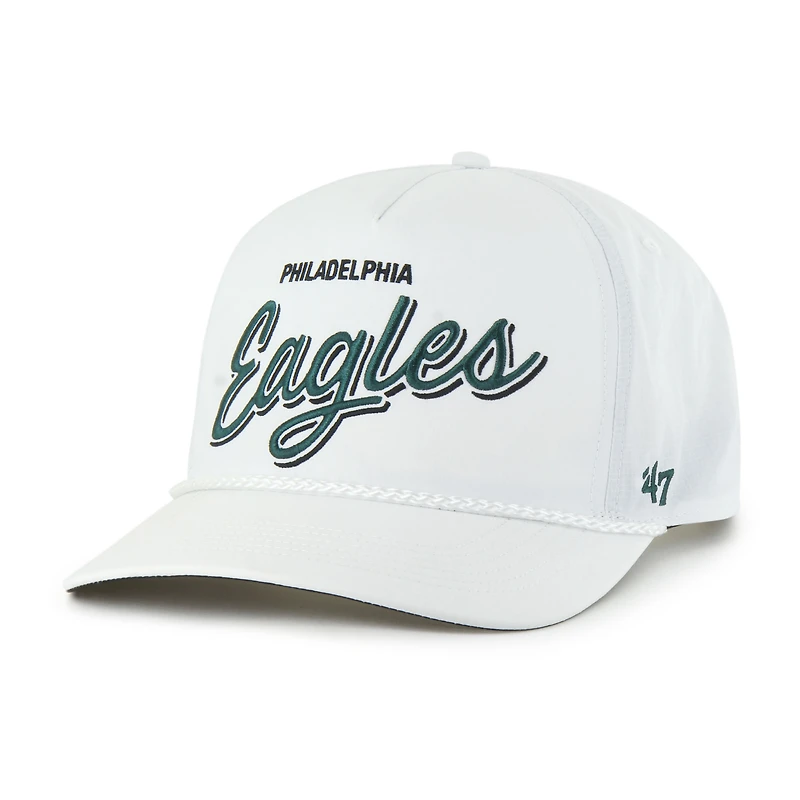 Casquette ajustable blanche « 47 Philadelphia Eagles Brrr Fairway Hitch » pour homme