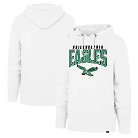 Sweat à capuche blanc '47 Philadelphia Eagles Elements Arch Headline pour hommes