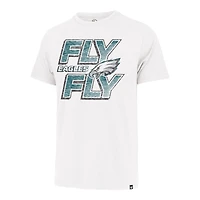 T-shirt pour homme '47 White Philadelphia Eagles Fly Regional Franklin