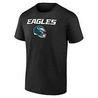 Men's A.J. Brown Black Philadelphia Eagles Team Wordmark Name & Number T-Shirt