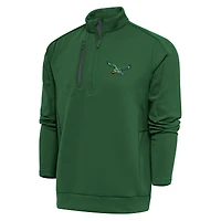 Pull-over à fermeture éclair quart de tour pour homme, vert Antigua, avec logo l'équipe des Philadelphia Eagles
