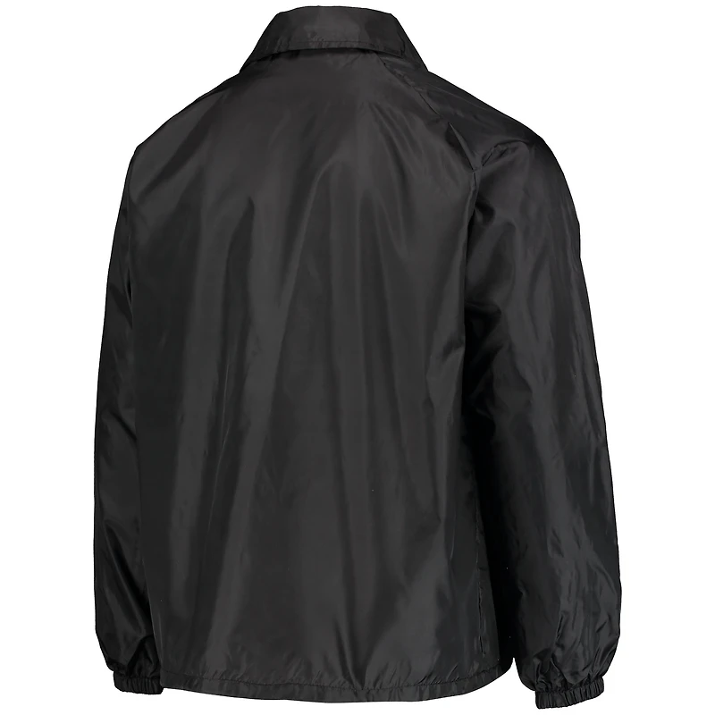 Coupe-vent classique noir à boutons-pression pour homme des Philadelphia Eagles