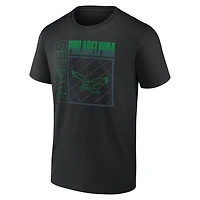 Men's Black Philadelphia Eagles Home Field Pop Personalized Name & Number T-Shirt