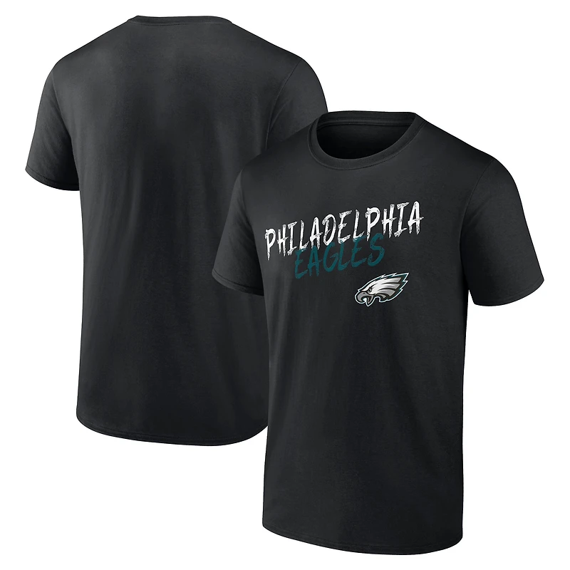 Men's Black Philadelphia Eagles Hustle T-Shirt