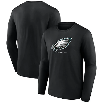 Men's Philadelphia Eagles Team Lockup Long Sleeve T-Shirt