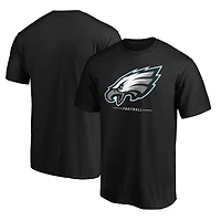 Men's  Black Philadelphia Eagles Team Lockup T-Shirt