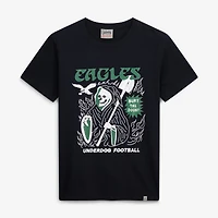 Men's Black Underdog Apparel x Philadelphia Eagles Heavy Slime Graphic T-Shirt