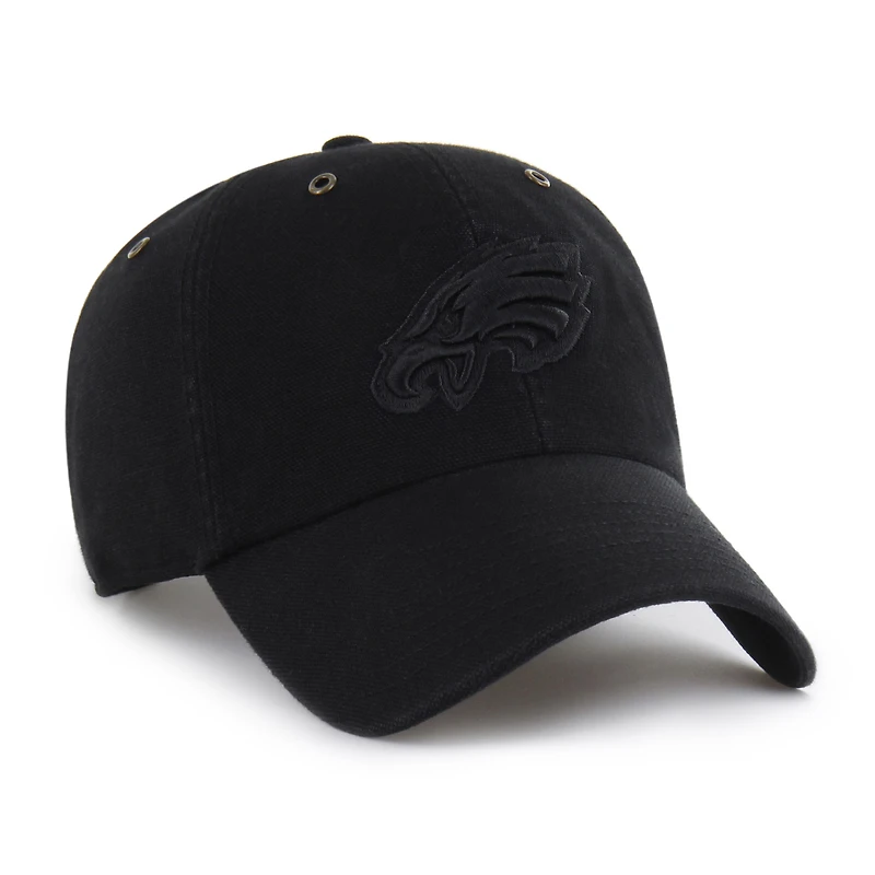 Casquette ajustable Carhartt x '47 Black Philadelphia Eagles Clean Up pour homme