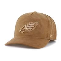 Men's Carhartt x '47 Brown Philadelphia Eagles Dyed Hitch Adjustable Hat