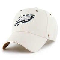 Casquette ajustable Carhartt x '47 Natural Philadelphia Eagles Undyed Clean Up pour homme