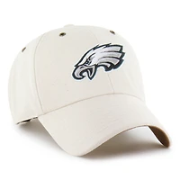 Casquette ajustable Carhartt x '47 Natural Philadelphia Eagles Undyed Clean Up pour homme