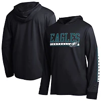 T-shirt à capuche Champion noir Philadelphia Eagles All Star pour homme