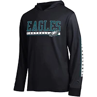 T-shirt à capuche Champion noir Philadelphia Eagles All Star pour homme