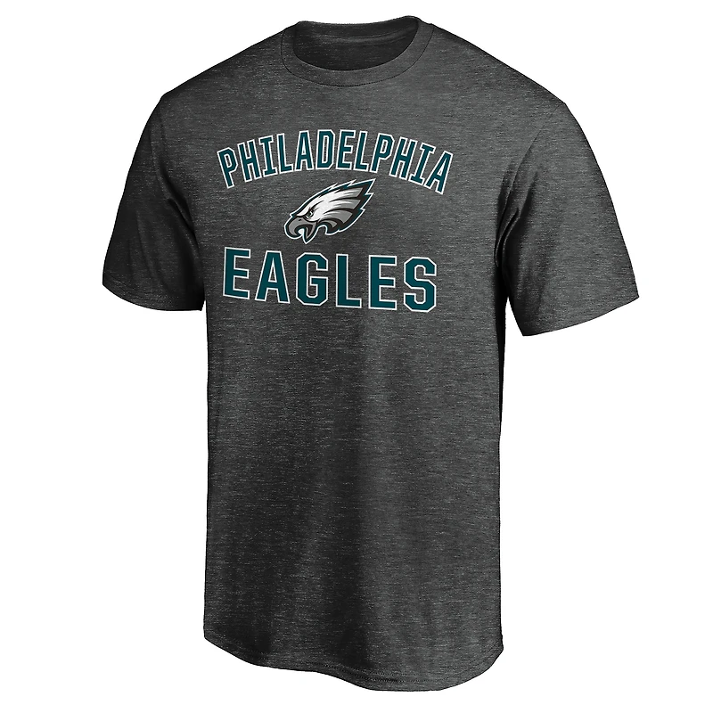 Men's  Charcoal Philadelphia Eagles Victory Arch T-Shirt
