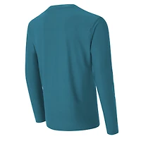 Ensemble haut et pantalon à manches longues marron des Philadelphia Eagles, vert nuit, de la marque Concepts Sport.
