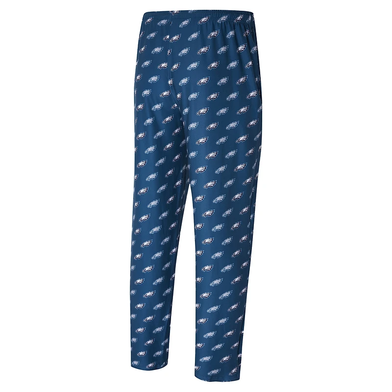 Pantalon en tricot pour homme Concepts Sport Midnight Green Philadelphia Eagles Record