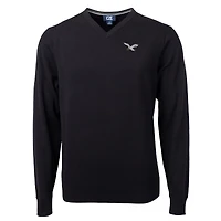 Pull à col en V noir pour homme, Cutter & Buck, Philadelphia Eagles, Lakemont Tri-Blend