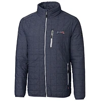 Veste zippée intégrale Americana Rainier pour homme, bleu marine, Cutter & Buck, Philadelphia Eagles