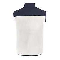 Gilet zippé en polaire Sherpa écologique Americana Cascade pour homme Cutter & Buck Oatmeal Philadelphia Eagles