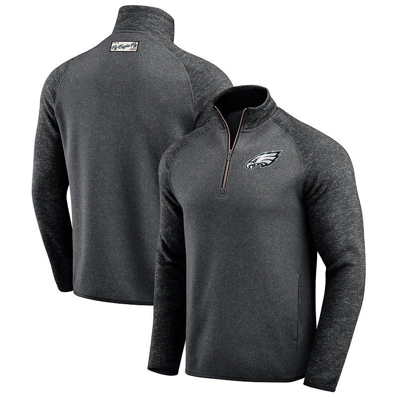 Veste zippée ton sur pour homme Darius Rucker Collection by Fanatics, noire, des Philadelphia Eagles