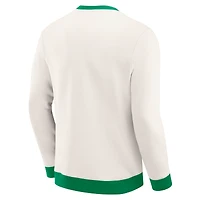 Sweat-shirt colorblock crème pour homme de la collection Darius Rucker Fanatics, motif Philadelphia Eagles