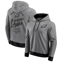 Men's Darius Rucker Collection by Fanatics Gray Philadelphia Eagles Tonal Knit Pullover Hoodie
