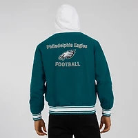 Men's Darius Rucker Collection by Fanatics Midnight Green Philadelphia Eagles Full-Snap Hoodie Jacket