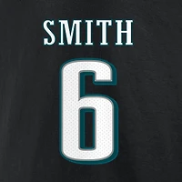 Men's DeVonta Smith Black Philadelphia Eagles Player Icon T-Shirt