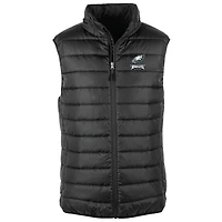 Gilet matelassé entièrement zippé Dunbrooke Black Philadelphia Eagles Alberta pour homme