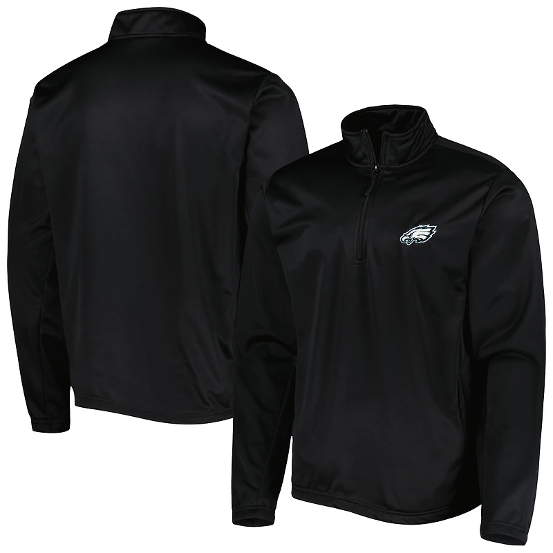 Haut à col zippé Dunbrooke Black Philadelphia Eagles All-Star Tech pour homme
