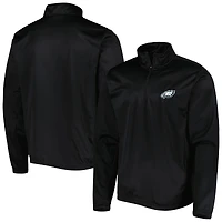 Haut à col zippé Dunbrooke Black Philadelphia Eagles All-Star Tech pour homme