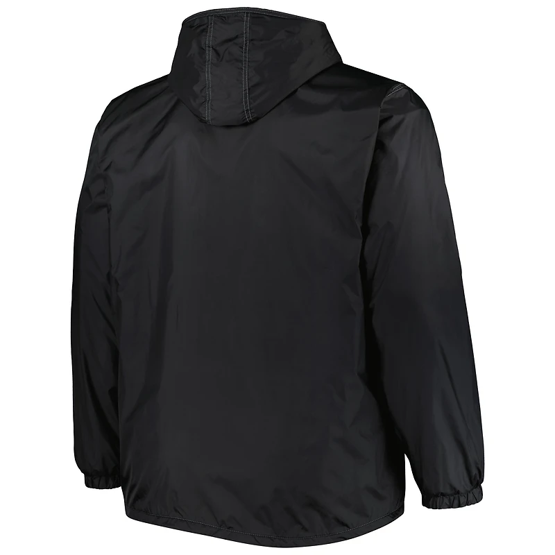 Veste entièrement zippée Dunbrooke noire pour hommes des Eagles de Philadelphie Big & Tall Legacy Stadium