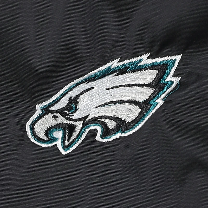 Veste entièrement zippée Dunbrooke noire pour hommes des Eagles de Philadelphie Big & Tall Legacy Stadium