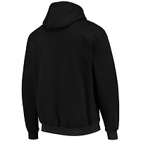 Men's Dunbrooke Black Philadelphia Eagles Craftsman Thermal-Lined Full-Zip Hoodie