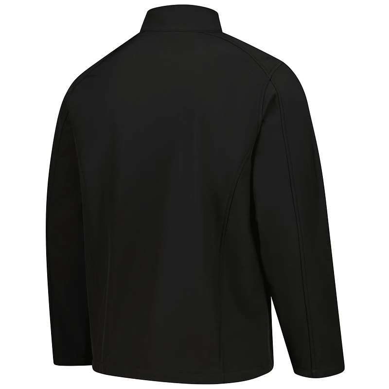 Men's Dunbrooke Black Philadelphia Eagles Sonoma Softshell Full-Zip Jacket